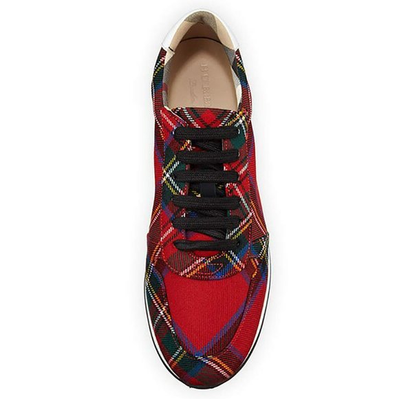 Burberry Check Amelia Tar Tartan Low-top Sneaker Flats - Picture 3 of 3